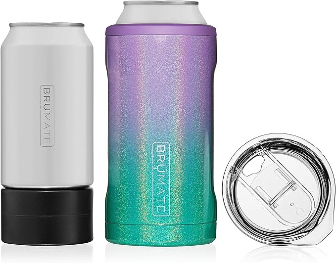 BrüMate HOPSULATOR TRíO 3-in-1 Stainless Steel Insulated Can Cooler, Works With 12 Oz, 16 Oz Ca... | Amazon (US)