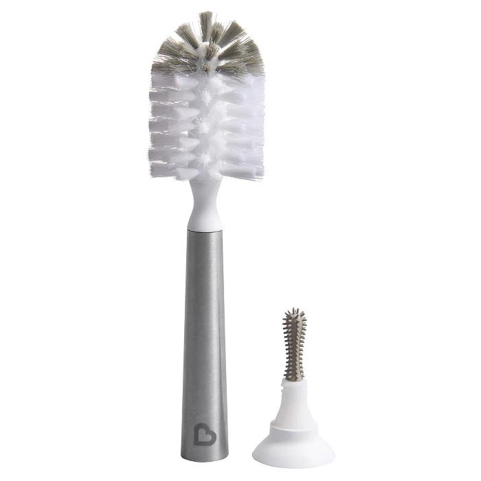 Munchkin Shine Stainless Steel Bottle Brush & Refill Brush Head | Target