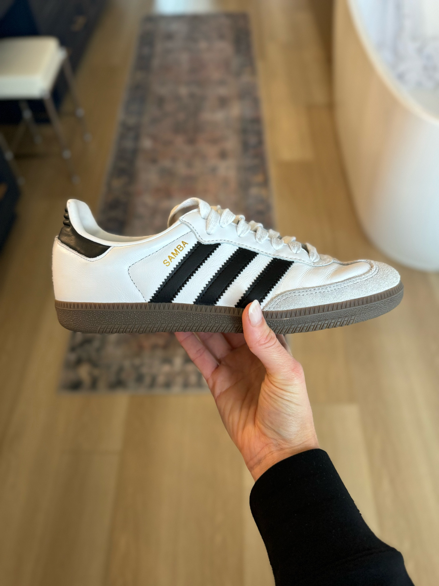 My favorite everyday shoes - so comfy and go with everything. 

Adidas sambas 

#LTKshoecrush