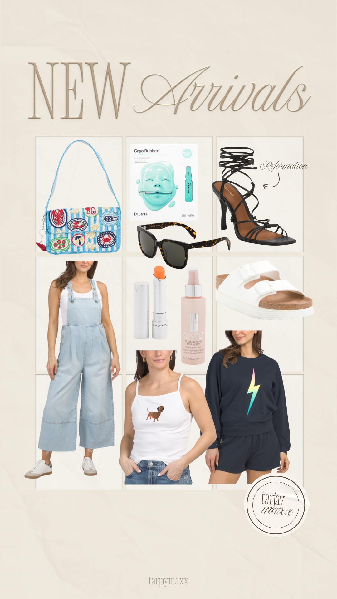 Marshalls new arrivals are giving designer energy without the designer price tags 👀 I spotted Rag & Bone sunglasses, the prettiest strappy Reformation-style heels, classic Birkenstock sandals, and a Free People denim jumpsuit that’s perfect for spring layering. That lightning bolt sweater is also giving major Aviator Nation vibes — such a cute throw-on piece with denim or lounge shorts. These are the kind of finds that instantly elevate your closet while still feeling effortless and wearable!
spring outfits, date night outfits, vacation outfits beach, resort wear 2026, business casual workwear, work outfits, plus size fashion, winter denim, tjmaxx new arrivals, marshalls online finds, designer for less, free people look alike, birkenstock sandals, rag and bone sunglasses 

 #LTKdayinmylife #LTKgrwm #LTKootd