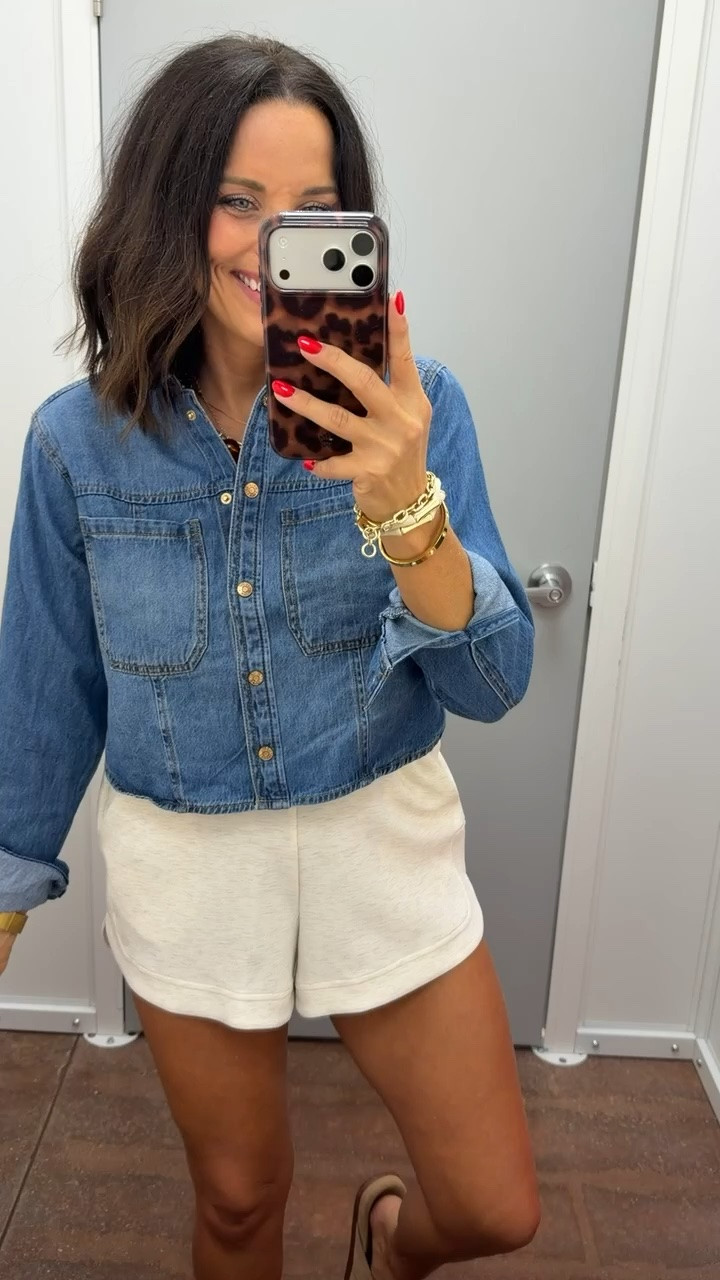 This little denim button-up is one of those pieces you’ll wear on repeat. 🤍 It looks so cute with shorts now and will be perfect layered into fall too! Wearing an XS.

#WalmartFashion #WalmartFinds #DenimStyle #EverydayStyle #AffordableFashion #FallTransition #CasualStyle #LTKStyle #LTKCreator #BudgetFashion