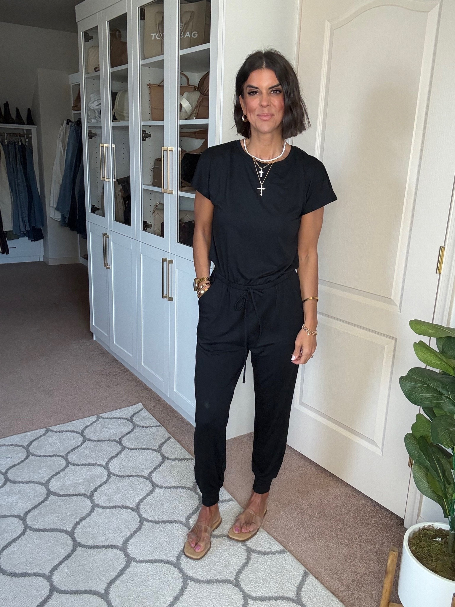 Size small in jumpsuit

#LTKdayinmylife #LTKgrwm #LTKootd