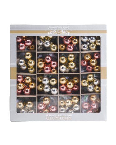 16pc 1in Cluster Ornaments Set | TJ Maxx