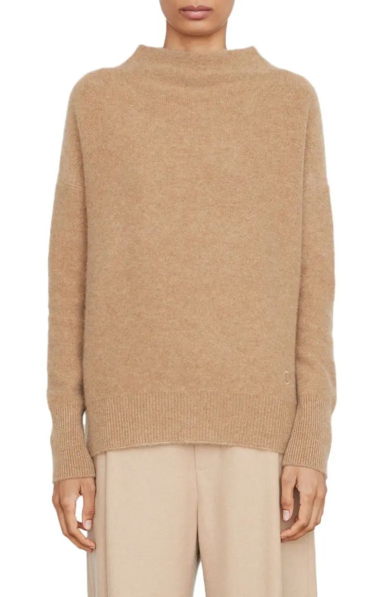 Vince Boiled Cashmere Funnel Neck Pullover | Nordstrom | Nordstrom