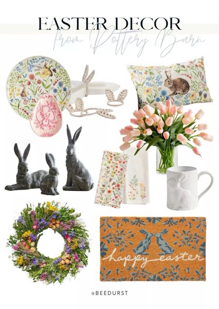 Easter decor available from Pottery Barn! Pottery Barn Easter decor, spring home decor, Easter home decor, Easter egg decor, pastel home decor, bunny Easter decor, colorful Easter decor, Easter doormat, Easter bunny decor, Easter wreath, spring home decor, spring wreath, Easter dishes, Easter tablescape, Easter throw pillow, faux flowers

#LTKSeasonal #LTKfamily #LTKhome
