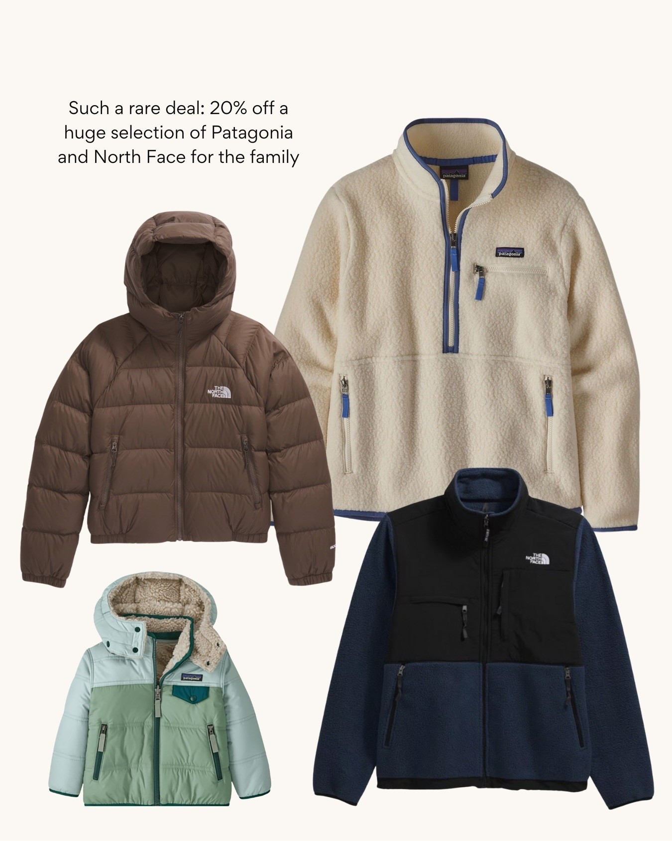 20% off Patagonia for the family, and the north face jackets linked are actually 30% off!

Gifts for him, for the kids , winter coats 

#LTKMens #LTKCyberWeek #LTKGiftGuide