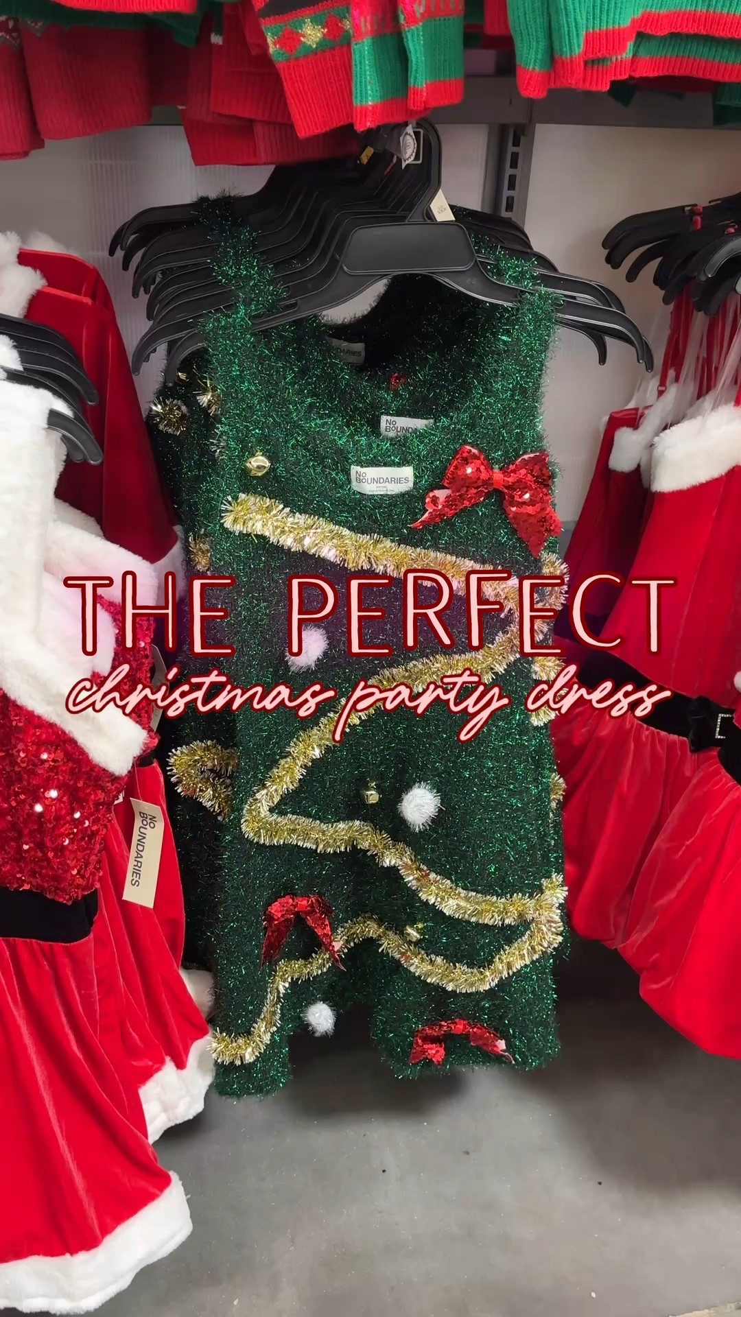 Walmart has a version of this dress every year but this one surpasses all other imo! It’s flattering, a good length and so fun! I can’t wait to wear it to a Christmas party!! It fits tts but I sized up for more length!
**sizing:
Dress: small, and xs fit me but was a little too short! 


#walmartfashion #walmartstyle #walmartholidayfashion #christmasdress #holidayfashion #christmasinspo #christmasfashion 

#LTKHoliday #LTKTall #LTKParties