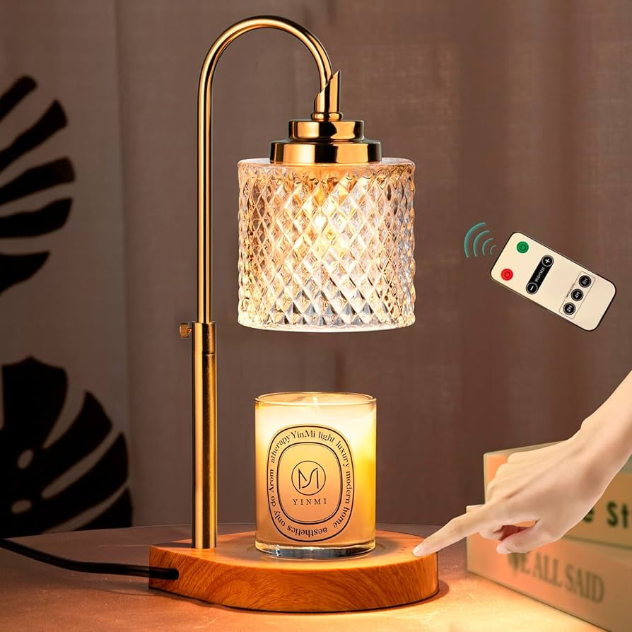 NVRGIUP Candle Warmer Lamp, Remote Control & Touch Panel, Latest Upgraded Candle Lamp Warmer with... | Amazon (US)