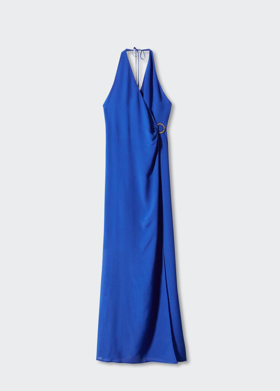 Langes kleid mit ring -  Damen | Mango Deutschland | MANGO (DE)