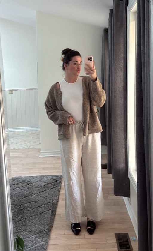 Casual Friday vibes and I can’t stop wearing my Tory Burch shoes I’m obsessed 🤍✨

#LTKcanada #LTKmidsize #LTKworkwear