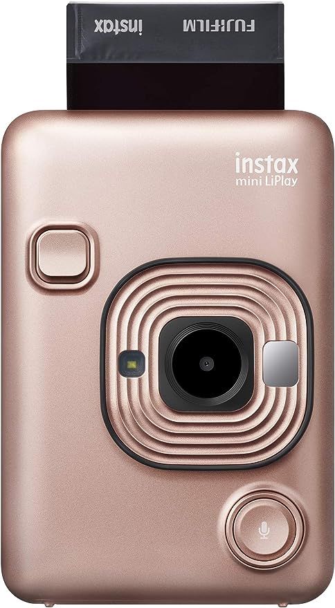 Instax Mini Liplay Hybrid Instant Camera - Blush Gold | Amazon (US)