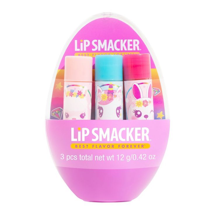 Lip Smacker Easter Trio Egg Lip Balm - 0.42oz | Target