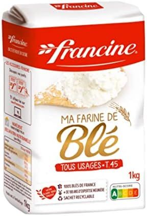 Francine Farine de Ble Tous Usages - French All Purpose Wheat Flour - 2.2 lbs (Pack Of 2) | Amazon (US)