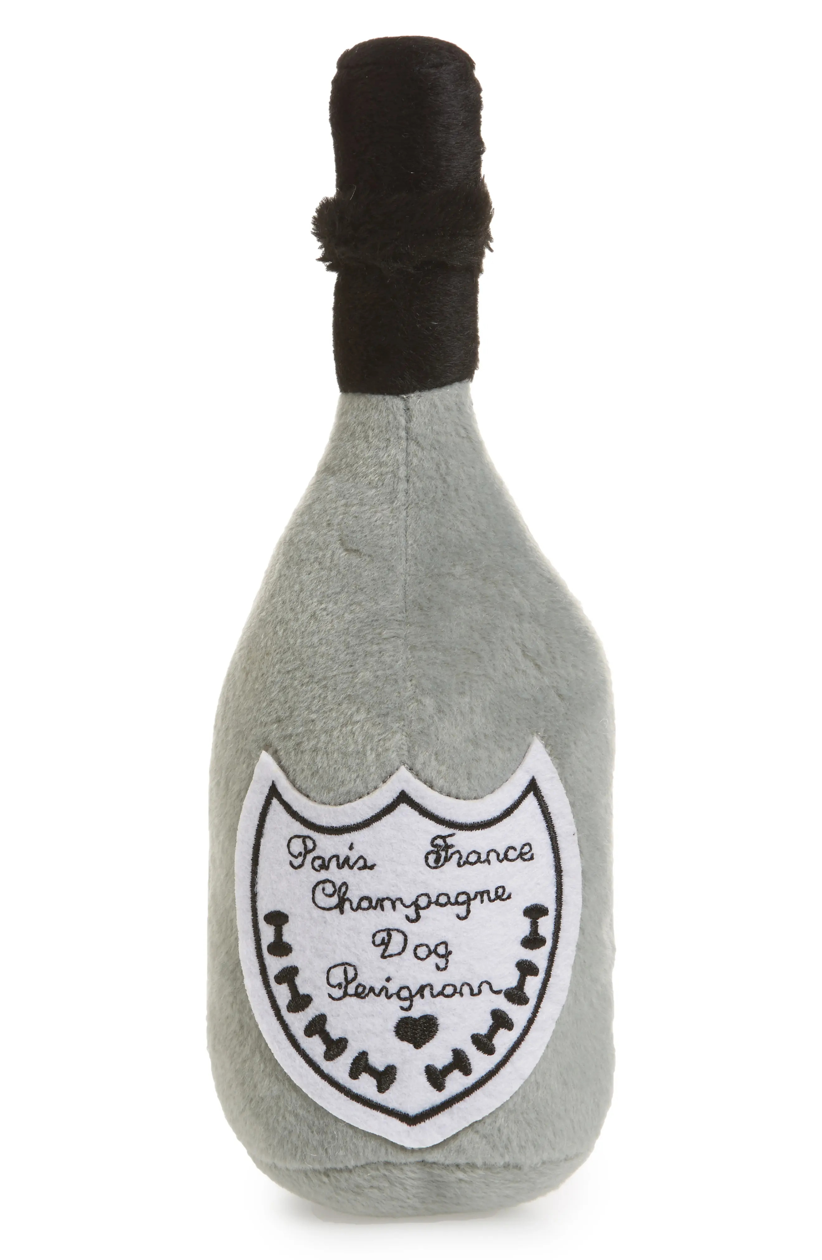 Haute Diggity Dog Dog Perignonn Champagne Plush Dog Toy, Size Large - Grey | Nordstrom
