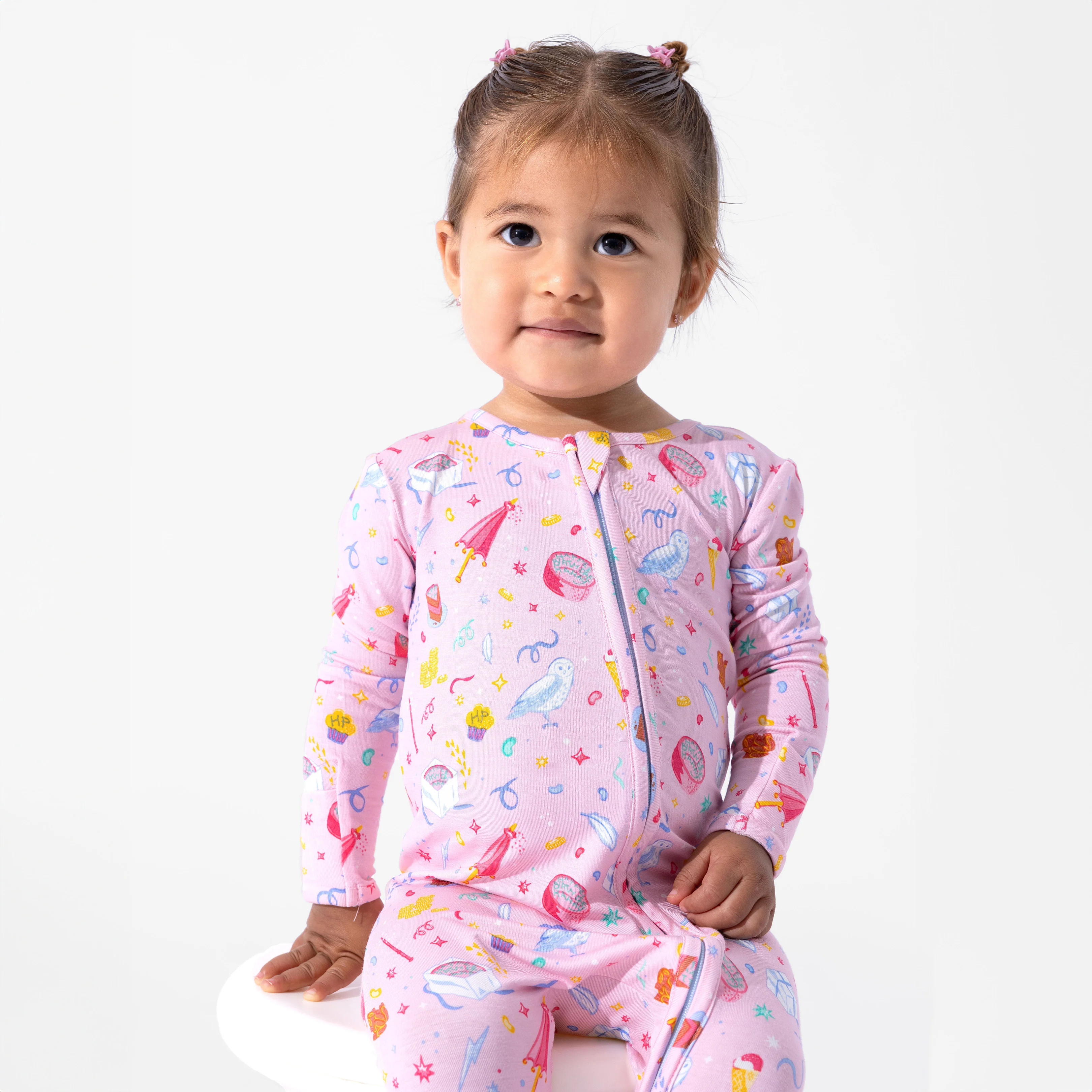 Happee Birthdae Harry Bamboo Convertible Footie | Bellabu Bear