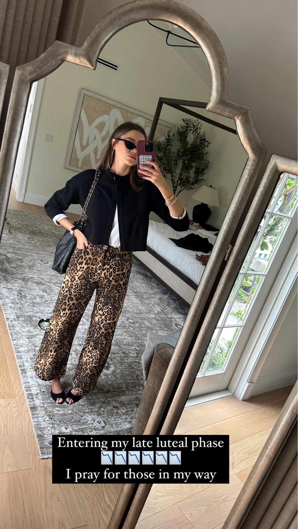 OOTD 🖤🐆 Entering my luteal phase… I pray for those in my way 

#LTKStyleTip