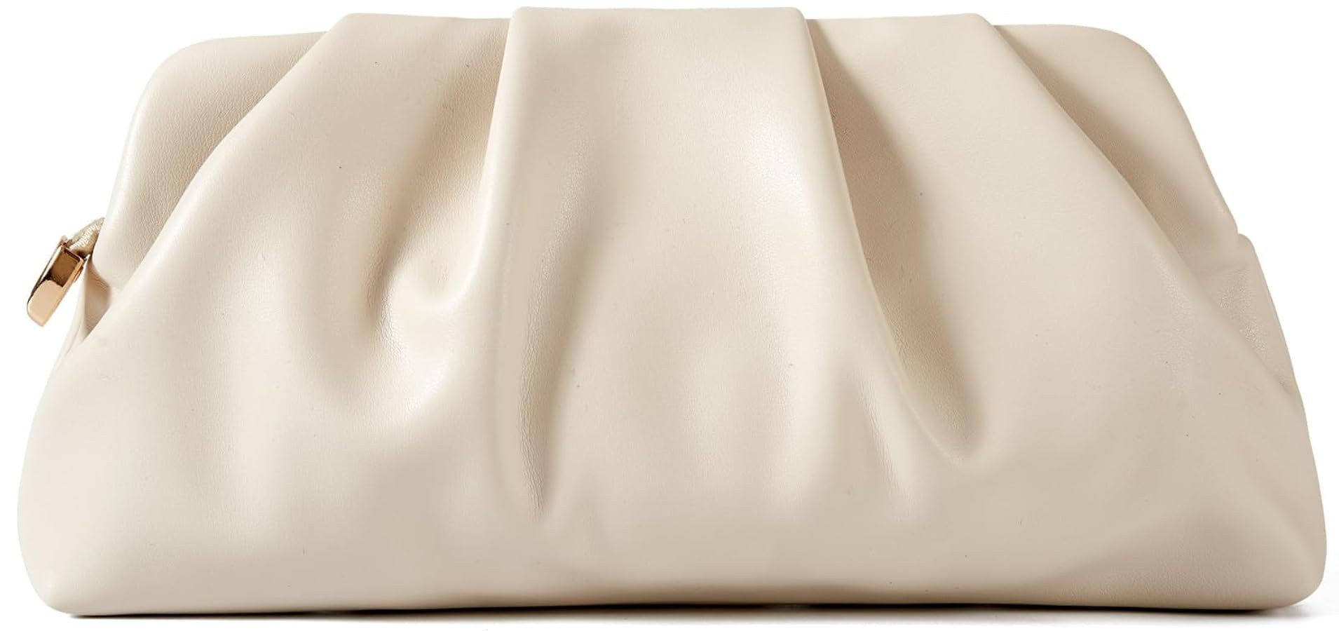 Evening Bag for Women Ruched Clutch Purse Detachable Metal Chain Crossbody Bag | Amazon (US)