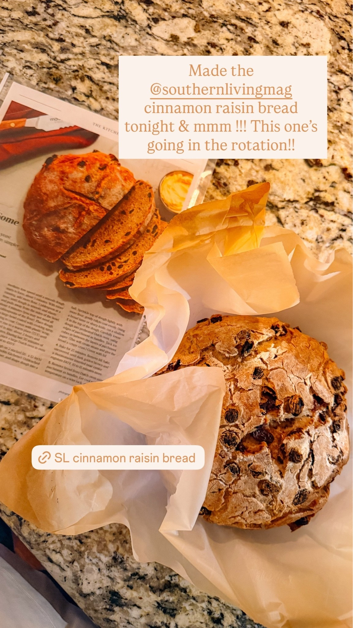 The yummiest & easiest cinnamon raisin bread from Southern Living!

#LTKfoodie
