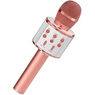 BONAOK Wireless Bluetooth Karaoke Microphone, 3-in-1 Portable Handheld Mic Speaker for All Smartp... | Amazon (US)