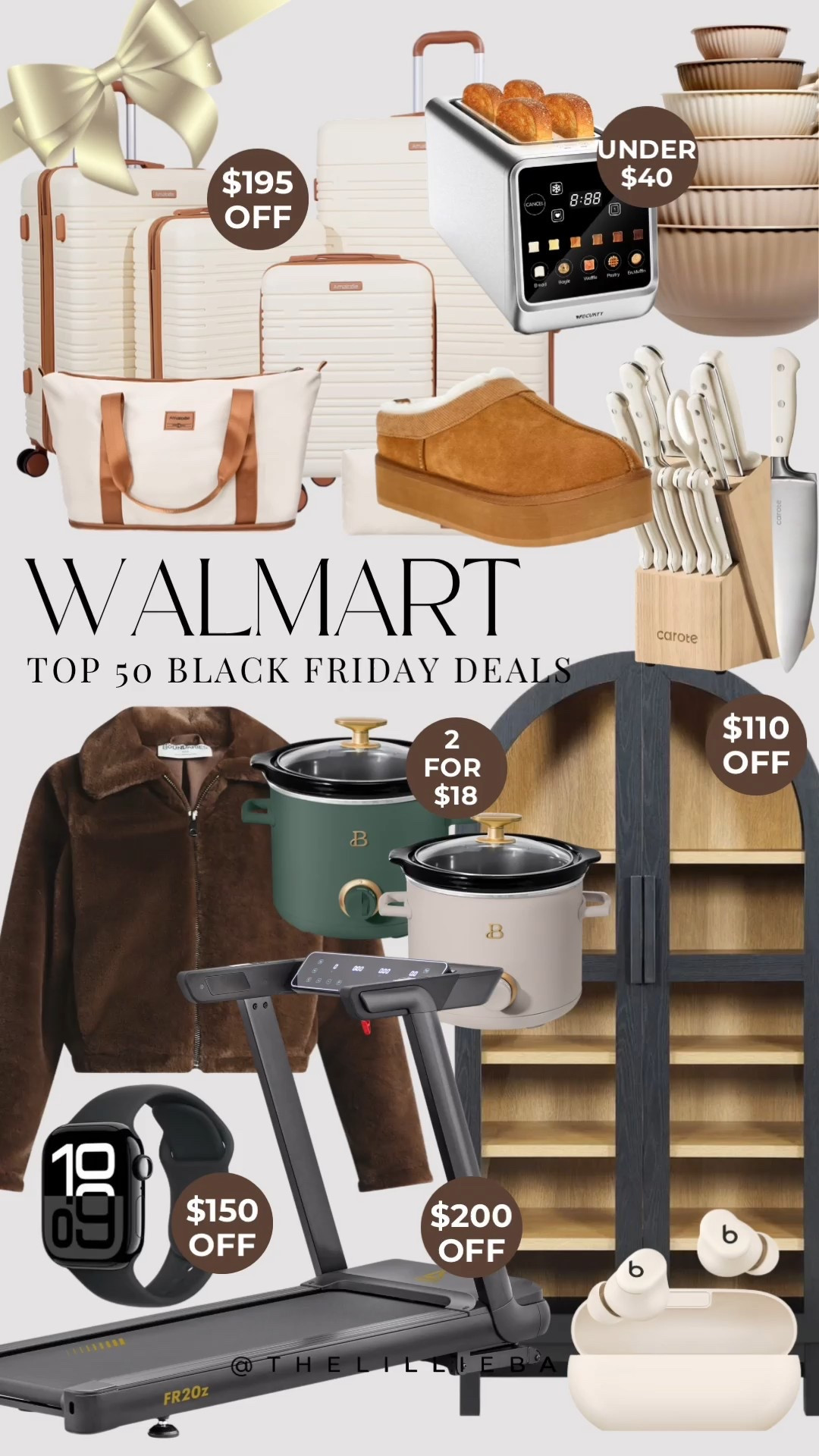 Walmarts top 50 Black Friday early deals! 

Black Friday. Cyber week. Holiday deals. Gift guide  

#LTKHoliday #LTKGiftGuide #LTKSaleAlert
