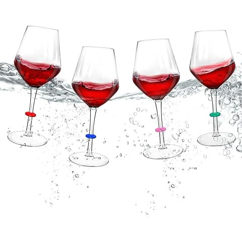 crayline Plastic Wine Glasses Set of 4(15oz) |Unbreakable Wine Glasses with Stem|100% Tritan & BP... | Amazon (US)