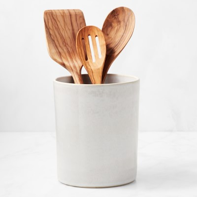 Cyprus Reactive Glaze Utensil Holder | Williams-Sonoma