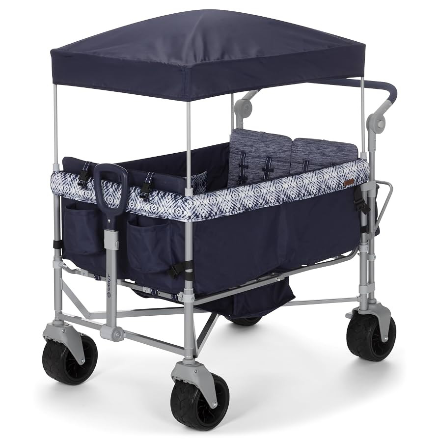 Safety 1st Summit 4-Seater Wagon Stroller with Canopy in Navy Ink | Amazon (US)