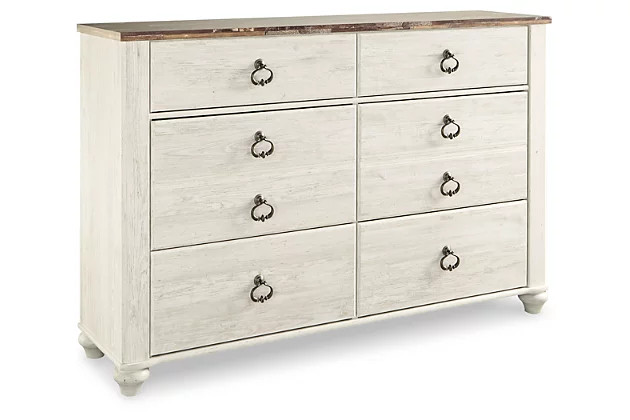 Willowton 6 Drawer Dresser | Ashley