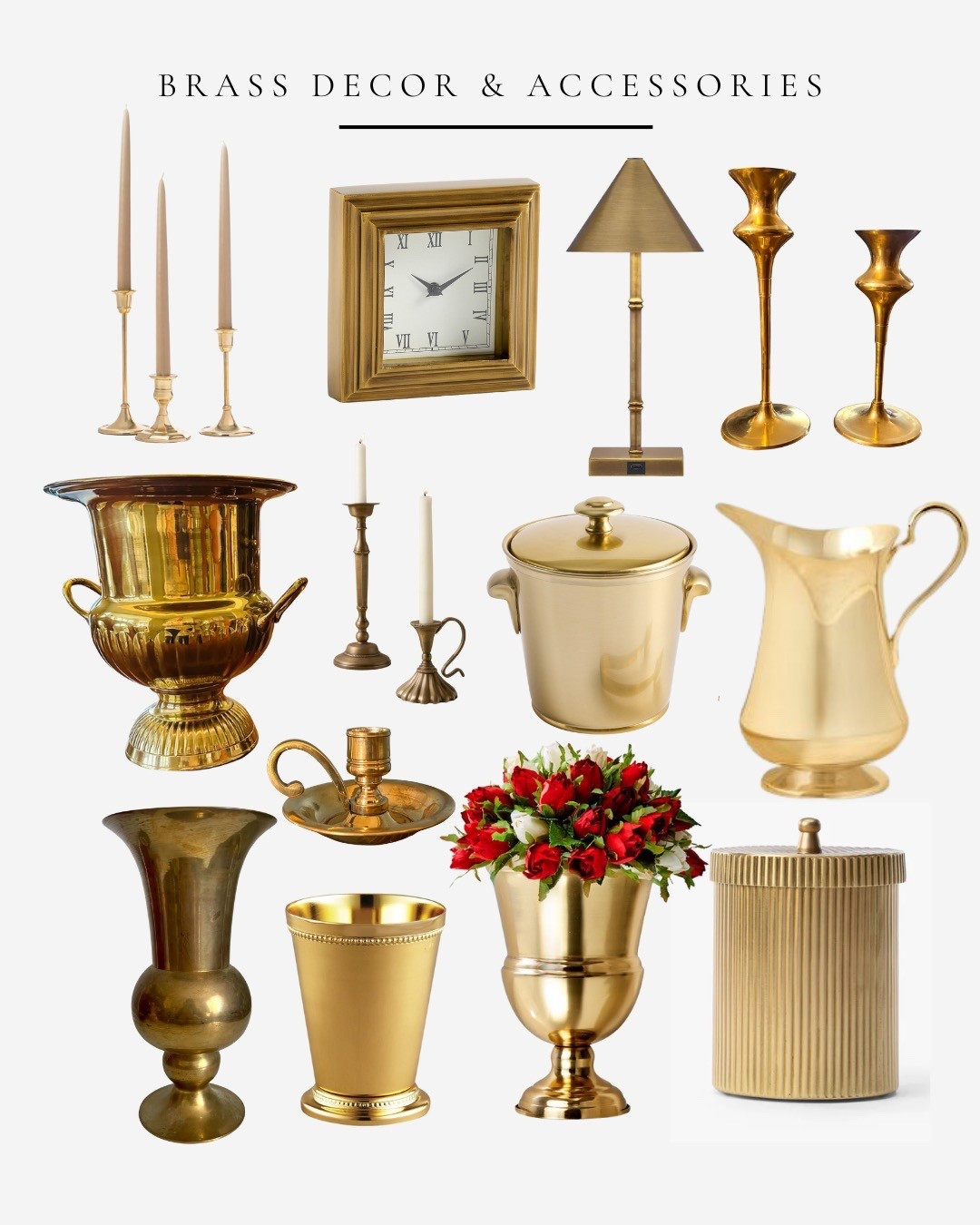 Warm & cozy brass holiday ❤️

#LTKSeasonal #LTKHoliday #LTKFindsUnder100