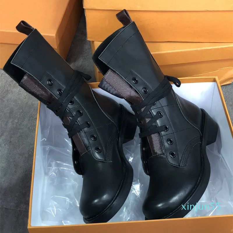 With Box Metropolis Ranger woman combat boots Designers Martin Ankle CalfSkin leather and canvas ... | DHGate