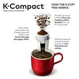 Keurig K-Compact Single-Serve K-Cup Pod Coffee Maker, Black - Walmart.com | Walmart (US)