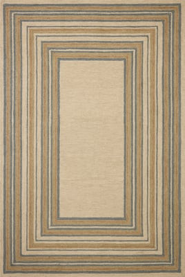 Alfie ALF-05 Natural Wool Hand-Tufted Area Rug | Rugs Direct