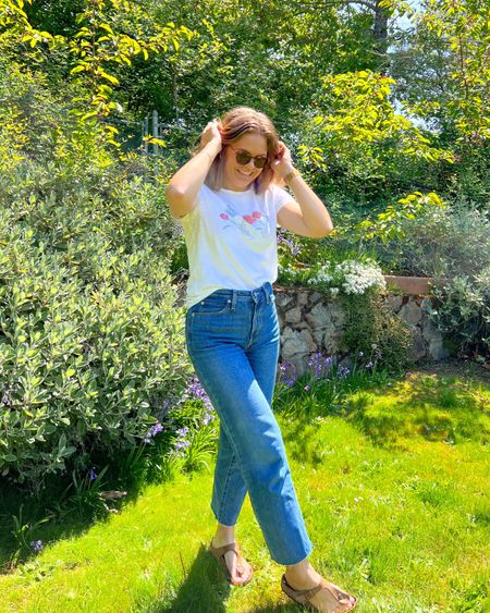 Everyday casual spring look. Graphic tees and jeans are always the way to go in my opinion 

#LTKunder100 #LTKSeasonal #LTKstyletip