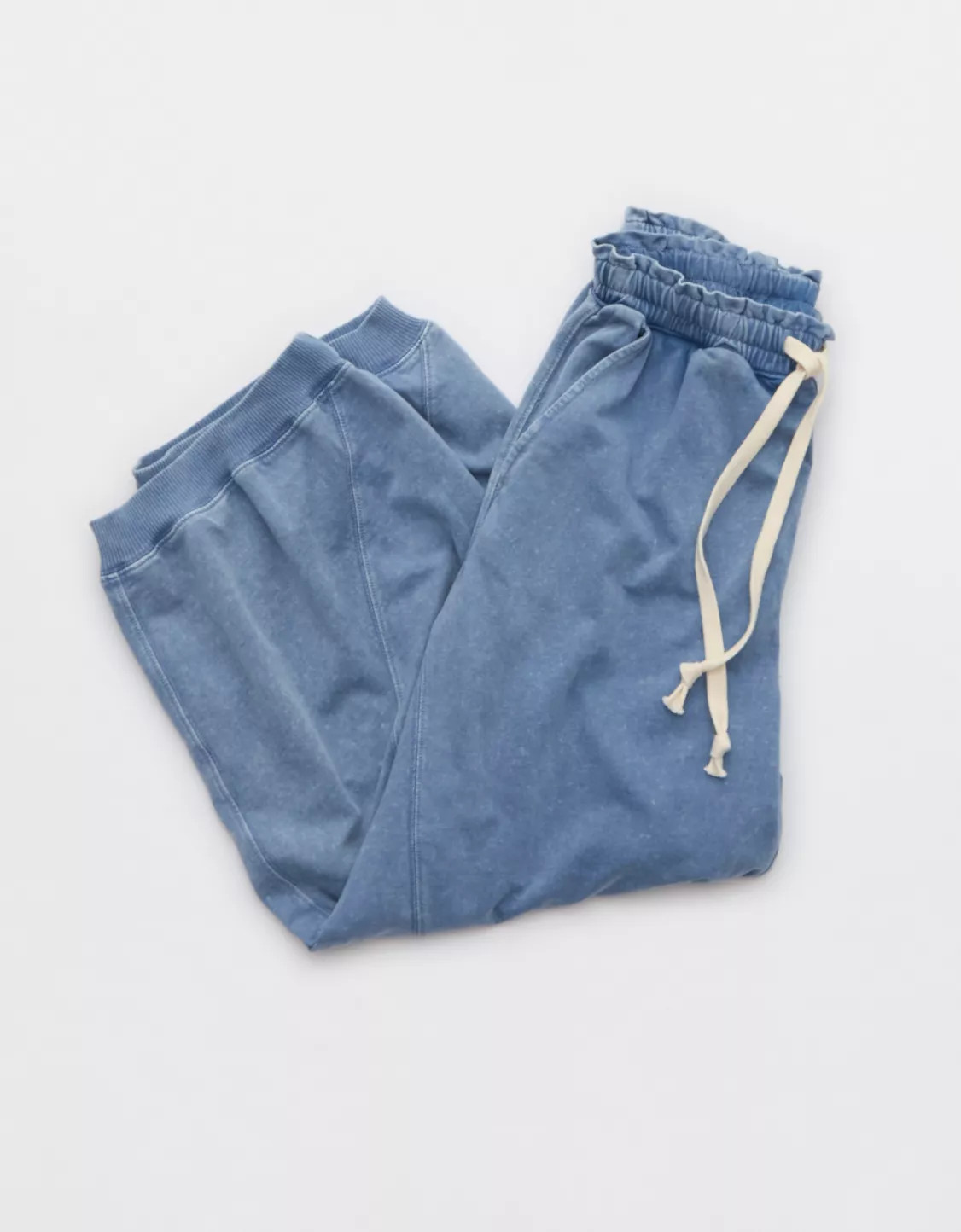 Aerie Baggy Barrel Leg Fleece Pant | Aerie