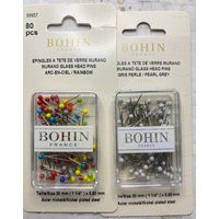 Bohin Murano Glass Head Pins, Two Color Choices, 30mm Or 1.25 Inches, 80 Pieces Per Package, Very Sh | Etsy (US)