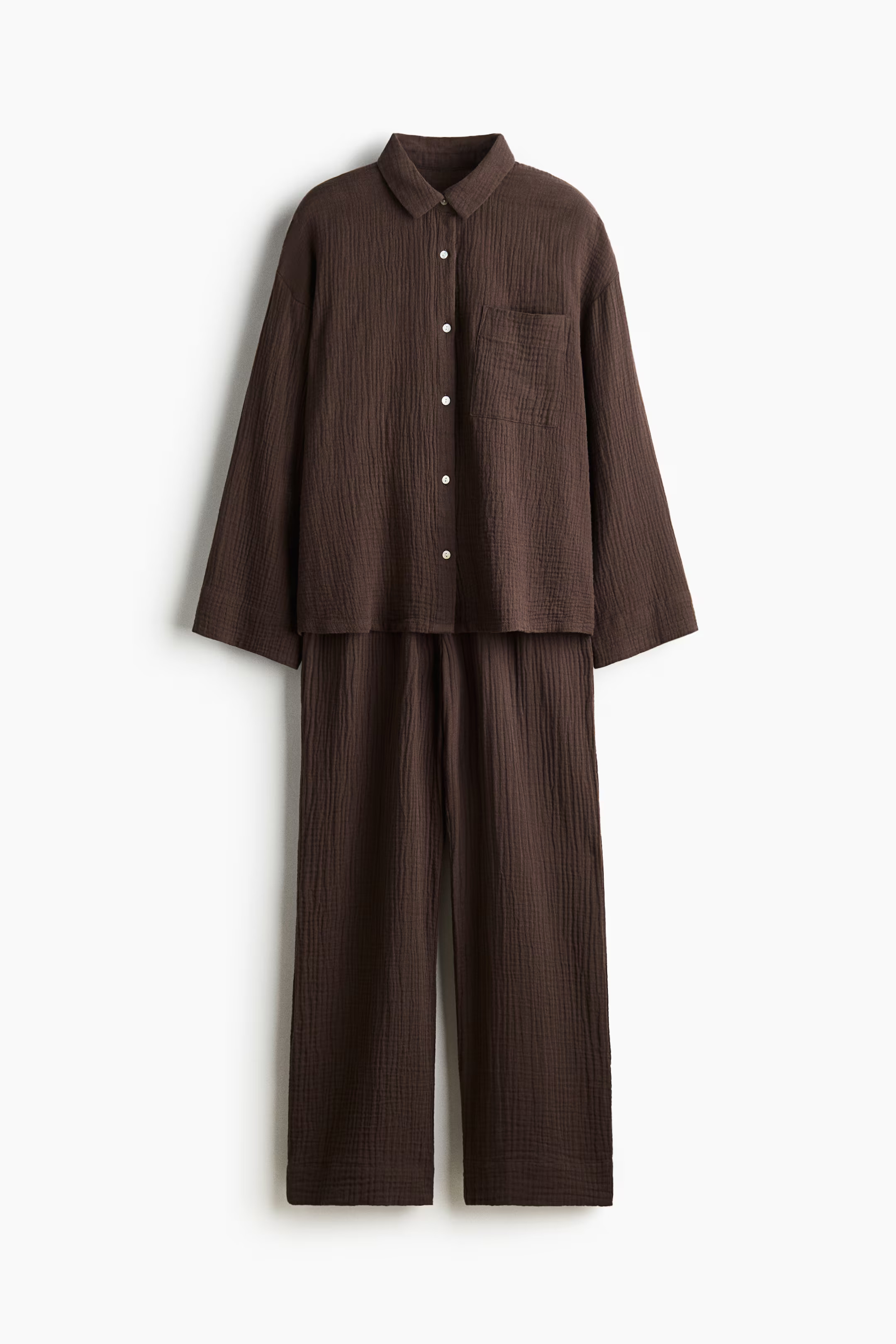 Cotton muslin pyjamas | H&M (UK, MY, IN, SG, PH, TW, HK)
