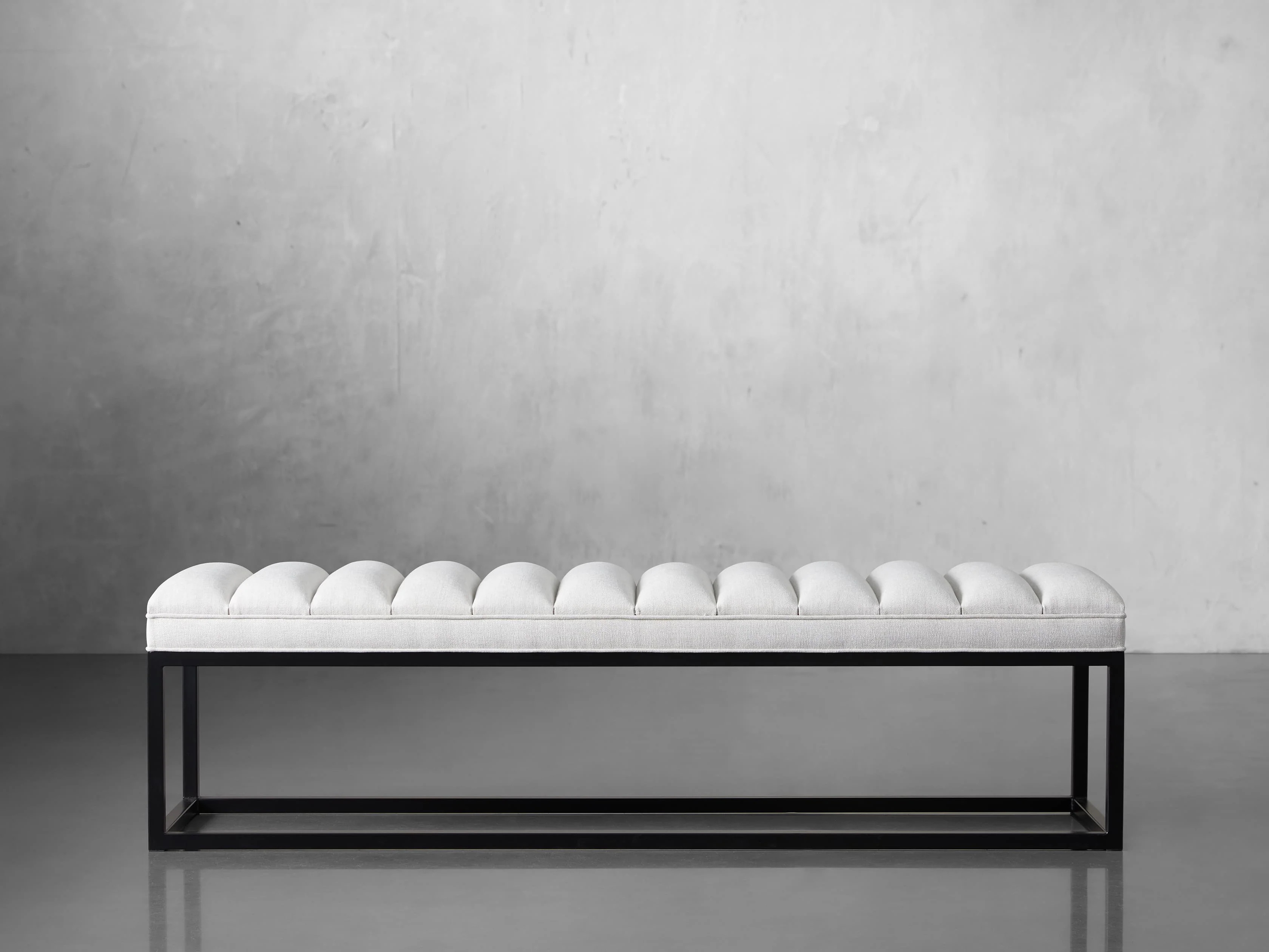 Edie Channel Bench | Arhaus