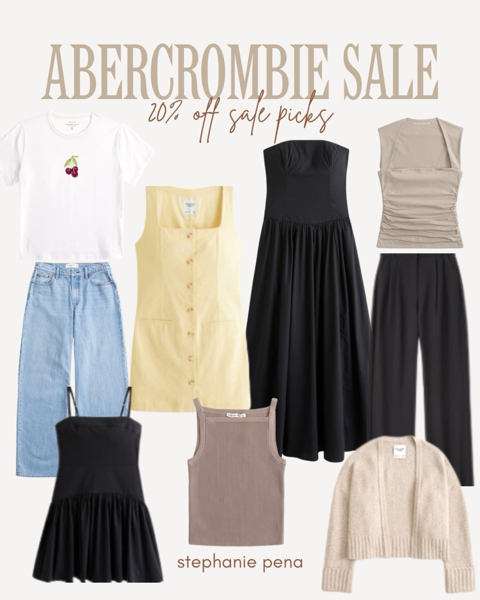 20% off at Abercrombie and this is what you should be getting! 

#LTKStyleTip