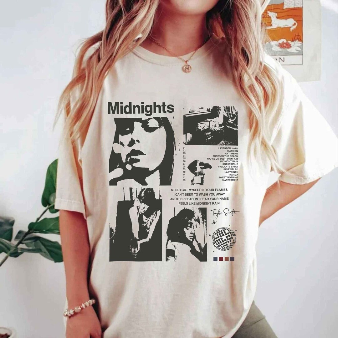 Taylorr Midnigts Shirt, Swiftiee Tour Shirt, Taylorr The Eras Tour Shirt, Y2k TS The Eras Tour 20... | Etsy (US)