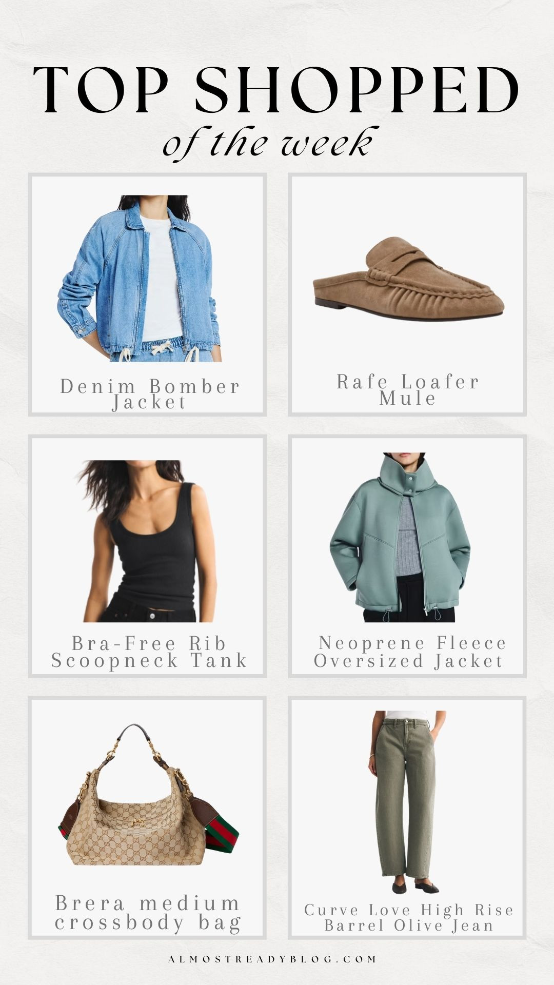 Top Shopped of the Week!!

walmart, spring fashion, nordstrom, abercrombie, gucci, barrel jeans, jacket, causal outfit, loafers, new arrivals, amanda west 

 #LTKootd #LTKSeasonal #LTKHome