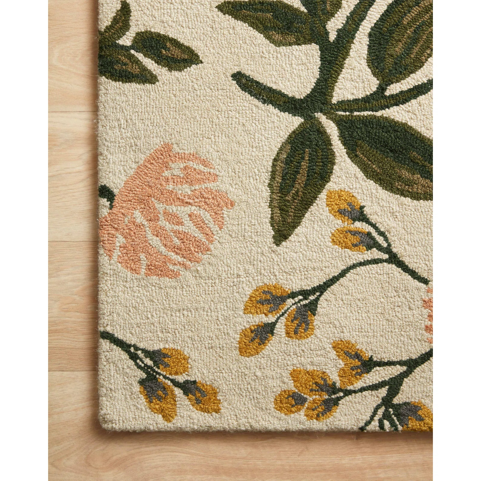 Rifle Paper Co. x Loloi Joie Peonies Blush  Rug | Wayfair North America