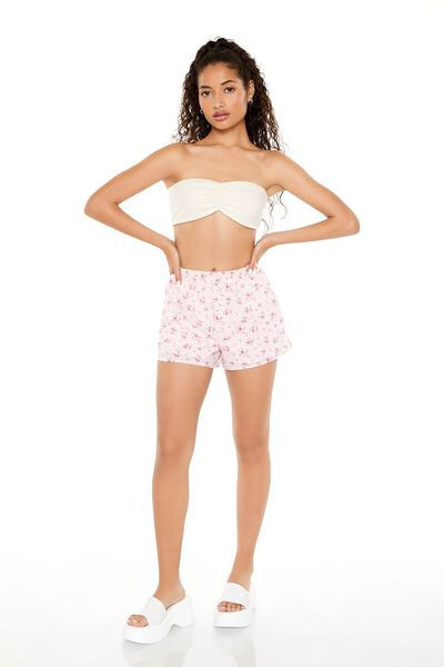Floral Print Pull-On Shorts | Forever 21