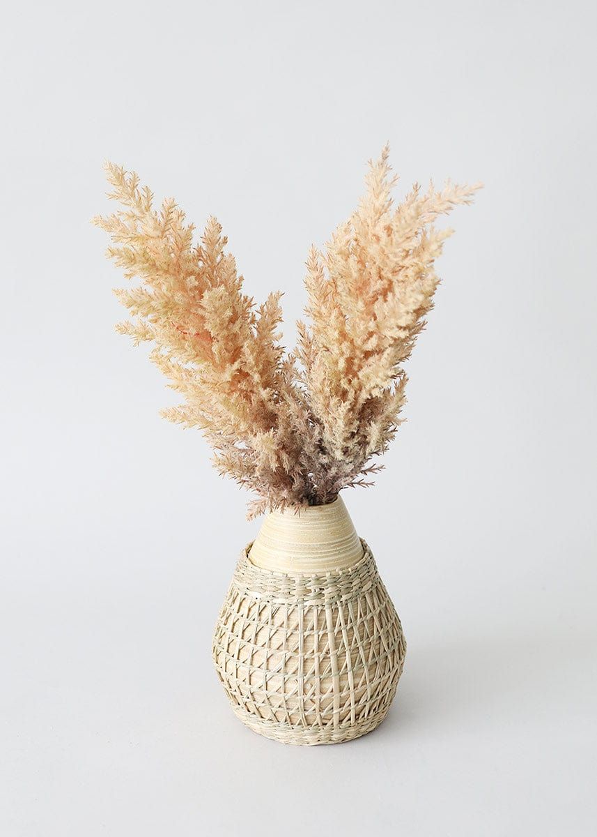 Fake Pampas Grass in Tan - 33" | Afloral (US)