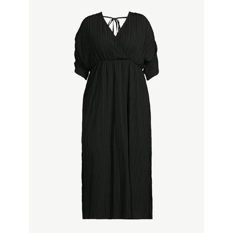 ELOQUII Elements Women's Plus Maxi Dress with Dolman Sleeves | Walmart (US)