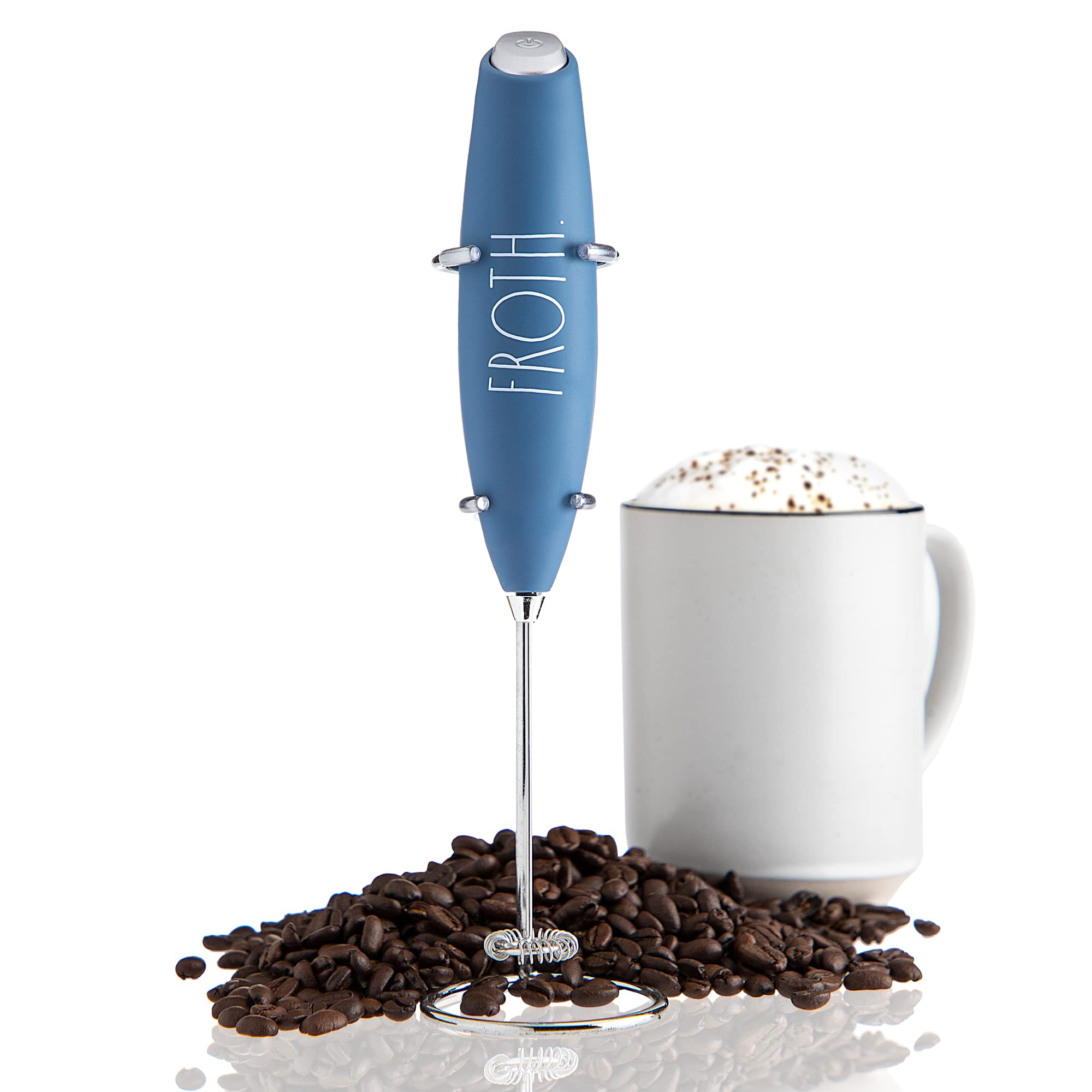 Rae Dunn Milk Frother- Handheld Electric Drink Mixer, Handheld Electric Milk Frother, Coffee Frot... | Amazon (US)