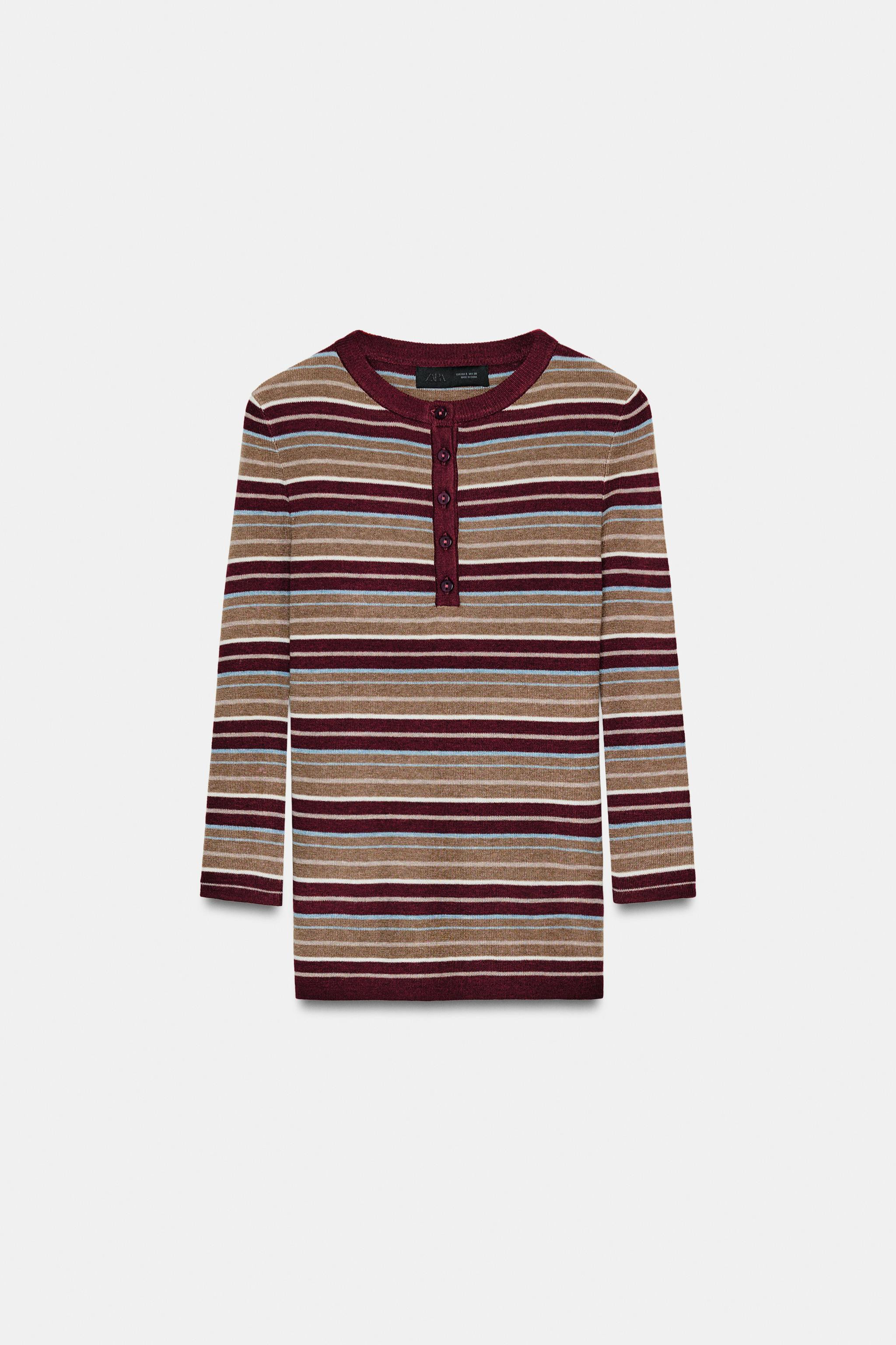 STRIPED KNIT JUMPER | Zara US