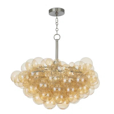 Bubbles Chandelier with Amber Glass | Wayfair North America