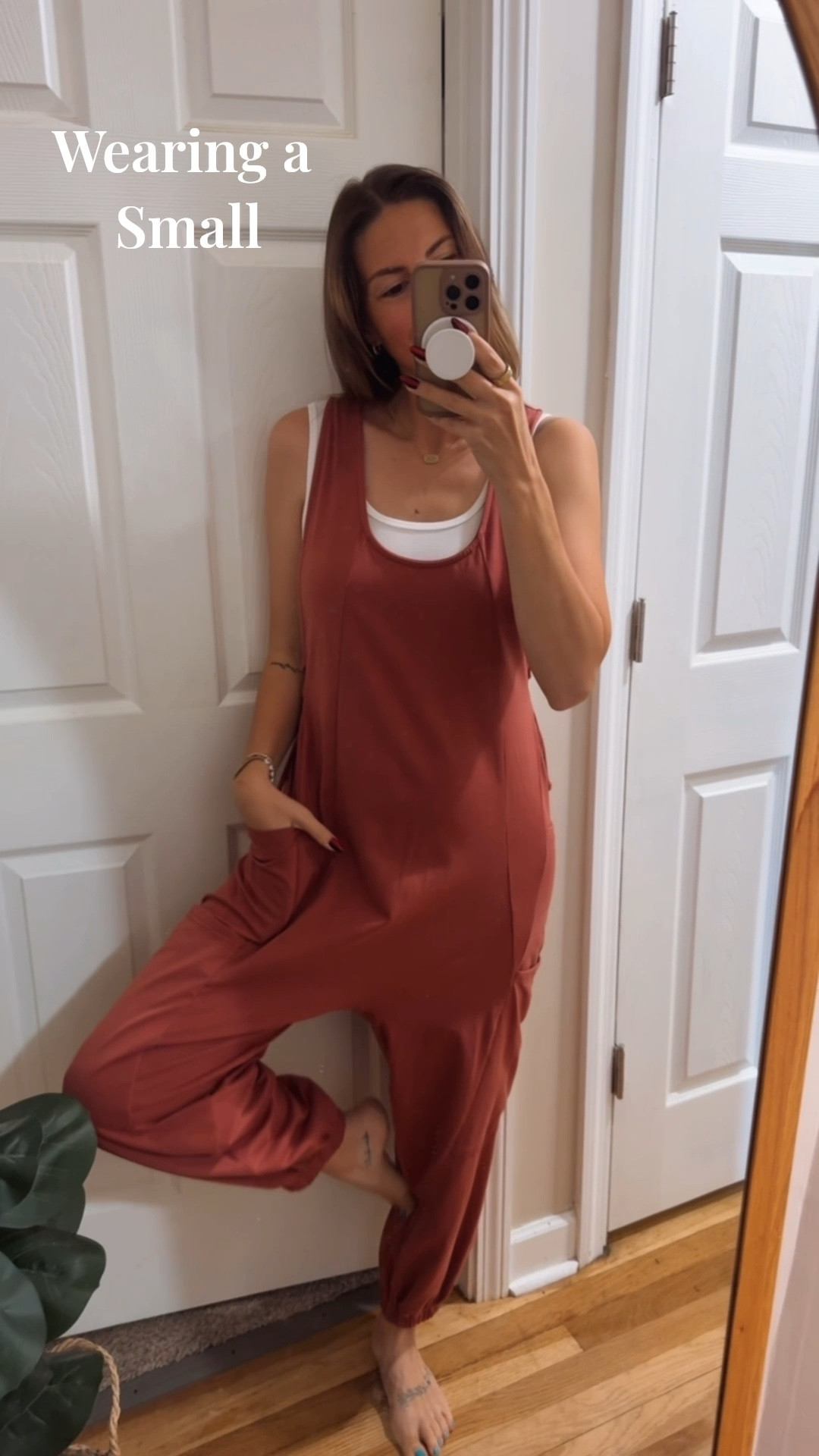 Wearing a small in the comfiest jumpsuit from Amazon. Layering perfectly under with my HalfTee in a size small as well. 

Fall / Amazon / Bump friendly

#LTKBump #LTKStyleTip #LTKFindsUnder50