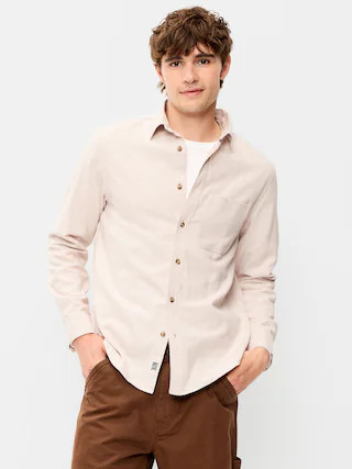 Relaxed Long-Sleeve Flannel Pocket Shirt | Old Navy (US)