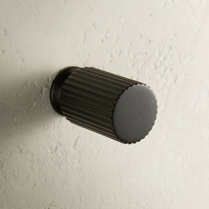 Sprocket Matte Black Knob + Reviews | CB2 | CB2